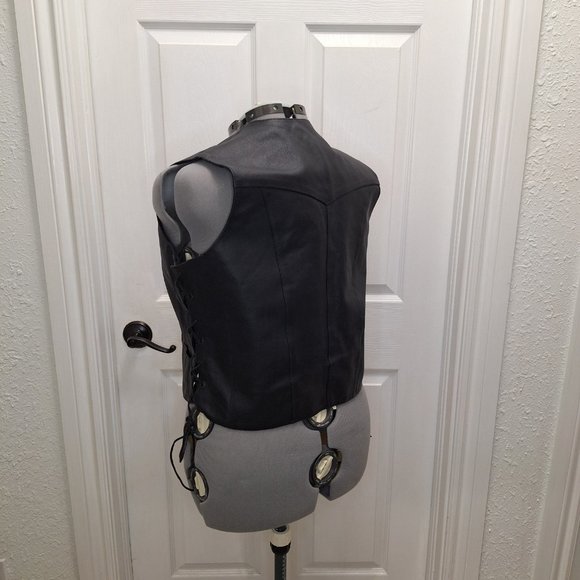 Jamin Leather Vest - Picture 5 of 12